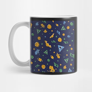 Halloween in space | pattern Mug